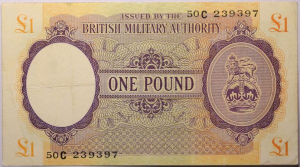 1 Pound British Military Authority 1944