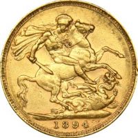 Χρυσή Λίρα 1894 Βικτωρία