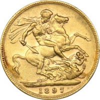 Χρυσή Λίρα 1897 Βικτωρία