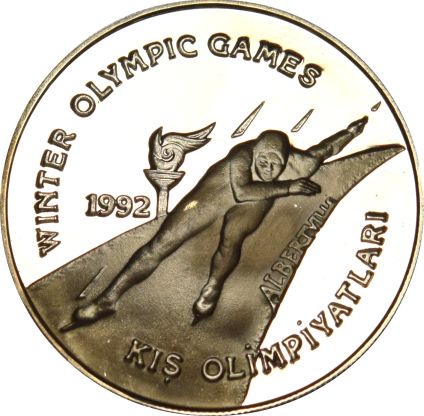 Turkey 50000 Lira 1992 Winter Olympic Games