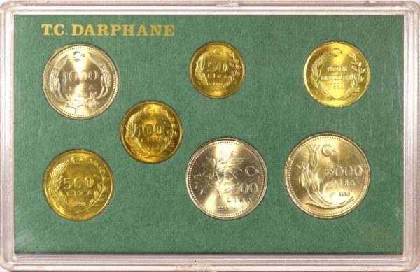 Turkish Mint 1993 Coin Set