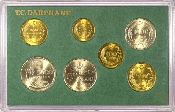 Turkish Mint 1992 Coin Set