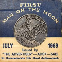 USA First Man On The Moon Medal 1969