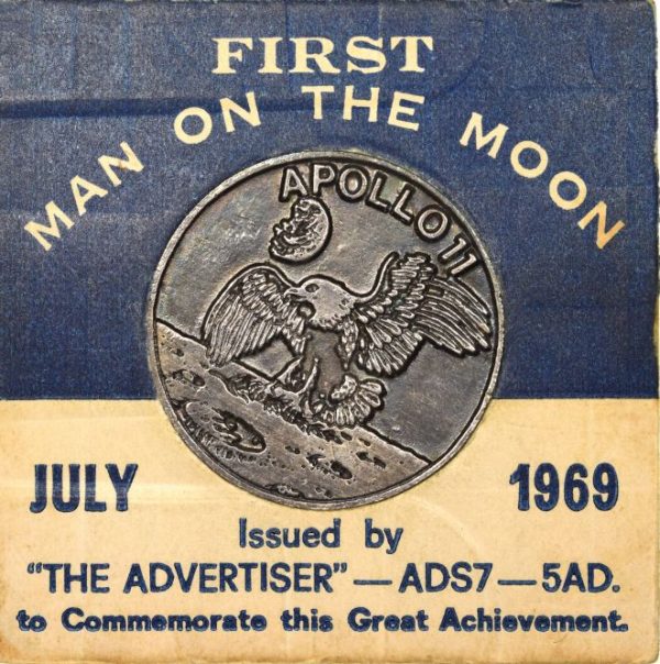 USA First Man On The Moon Medal 1969