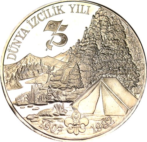 Turkey 3000 Lira 1982