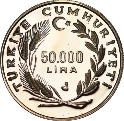 Turkey 50000 Lira 1994 Football Championship