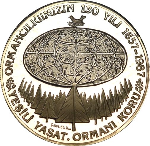 Τουρκία 10000 Λίρες 1987