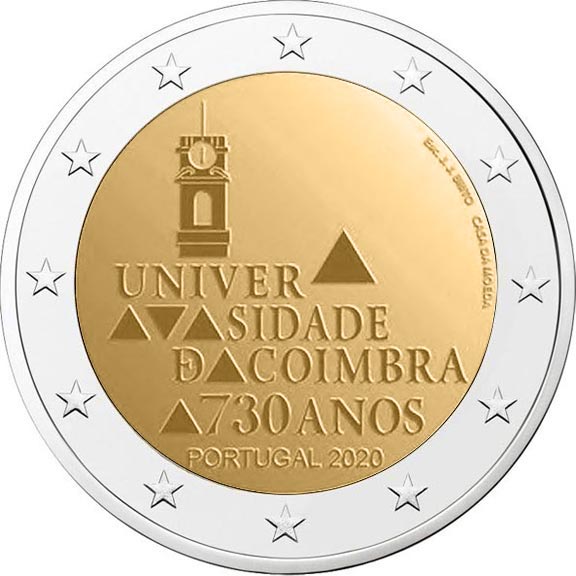 Πορτογαλία 2 Ευρώ 2020 730 Years of the University of Coimbra