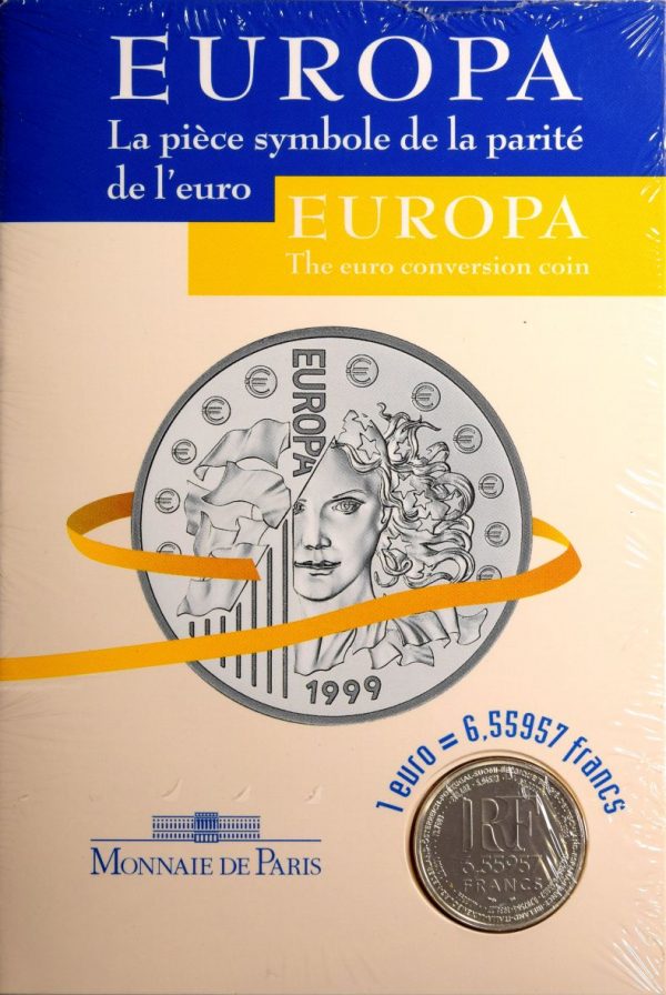 Europa Silver Ασημένιο 1999 – The Euro Conversion Coin