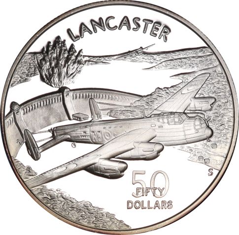 Marshall Islands 50 Dollars Lancaster Silver 1 Oz Ασημένια Ουγκιά