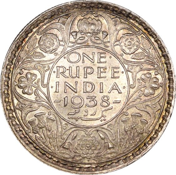 Ινδία India One Rupee 1938