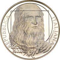 Ιταλία Italy 10 Euro 2006 Silver Leonardo Da Vinci Proof