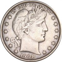 Ηνωμένες Πολιτείες Αμερικής USA Half Dollar 1908