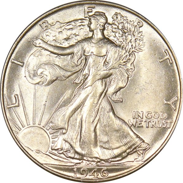 Ηνωμένες Πολιτείες Αμερικής USA Half Dollar 1946