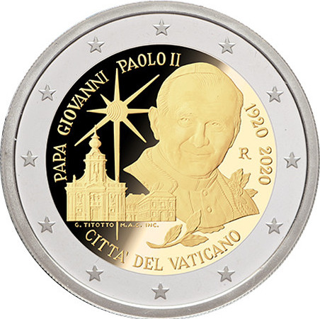 Βατικανό 2 Ευρώ 2020 Centenary Birth of Saint John Paul II