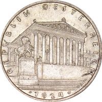 Αυστρία Austria 1 Schilling 1924 Silver