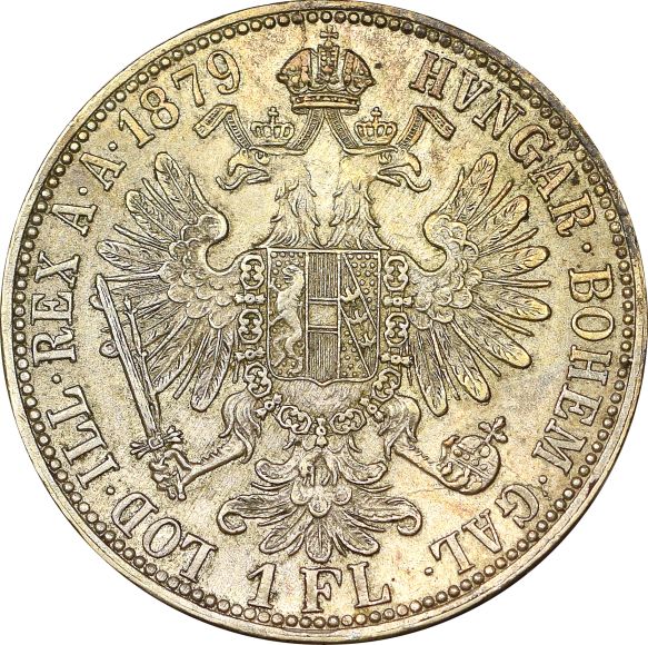 Αυστρία Austria 1 Florin 1879 Silver