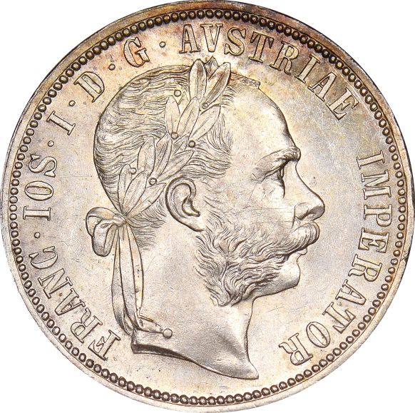 Αυστρία Austria 1 Florin 1884 Silver