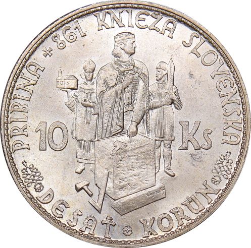 Σλοβακία Slovakia 10 Korun 1944 Silver
