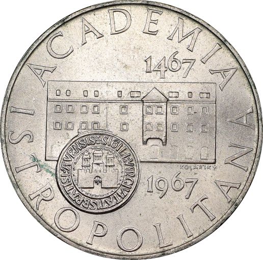 Τσεχοσλοβακία Czechoslovakia 10 Korun 1967 Silver