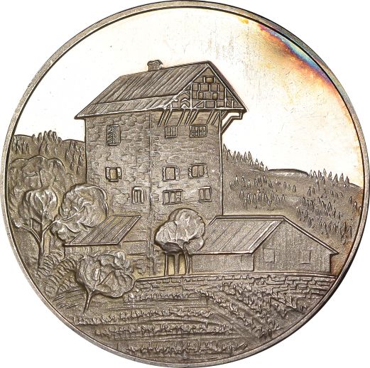 Γερμανία Germany Silver Medal 600 Years Burg Neu Altstatten 1975