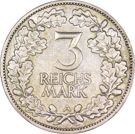 Γερμανία Germany 3 Reichs Mark 1925