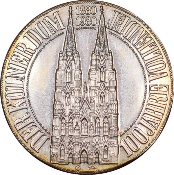 Γερμανία Germany Silver Medal 1880 1980 Kolnerdom