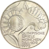 Γερμανία Germany 10 Mark 1972 D