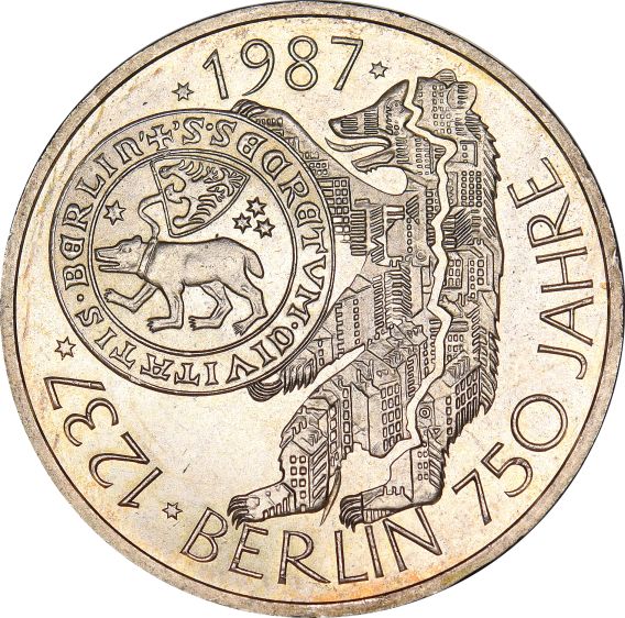 Γερμανία Germany 10 Mark 1987 J