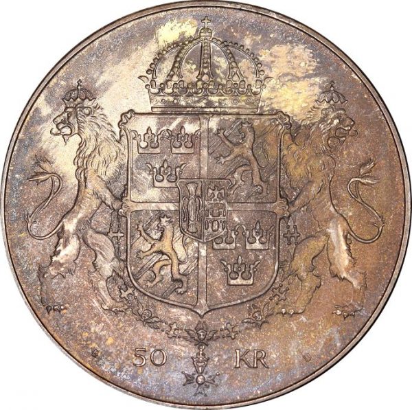 Σουηδία Sweden 5 Kronor 1966 Adolf Gustaf VI