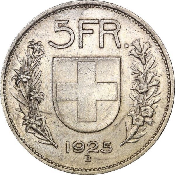 Ελβετία Switzerland 5 Francs 1925