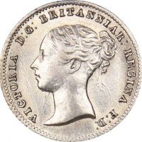 Βρετανία Great Britain 4 Pence 1855 Queen Victoria