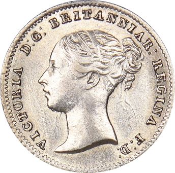 Βρετανία Great Britain 4 Pence 1855 Queen Victoria