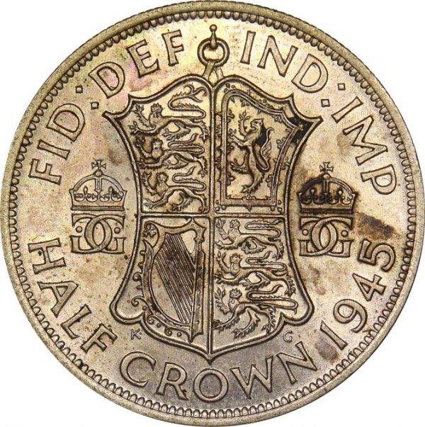 Βρετανία Great Britain Half Crown 1945 King George
