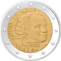 Φινλανδία Finland 2 Ευρώ 2020 100th Anniversary Birth Of Vaino Linna
