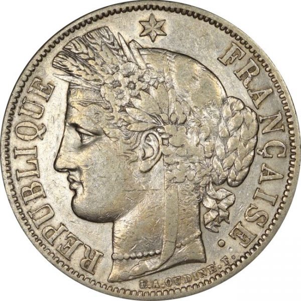 Γαλλία France 5 Francs 1851 Silver