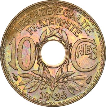 Γαλλία France 10 Centimes 1935 Uncirculated