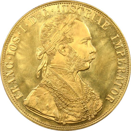 Αυστρία Χρυσό Νόμισμα 4 Δουκάτα 1915 Franz Joseph I