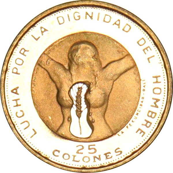 El Salvador Χρυσό Νόμισμα 25 Colones 1971
