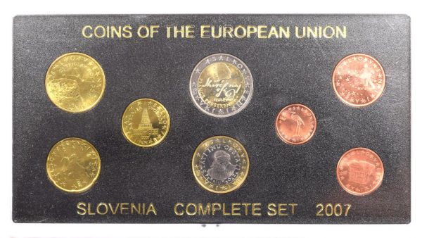 Σλοβενία Slovania Ακυκλοφόρητη Σειρά Ευρώ 2007 Σε Πλαστική Θήκη
