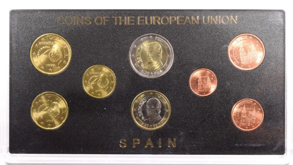 Ισπανία Spain Ακυκλοφόρητη Σειρά Ευρώ 1999 2002 Σε Πλαστική Θήκη