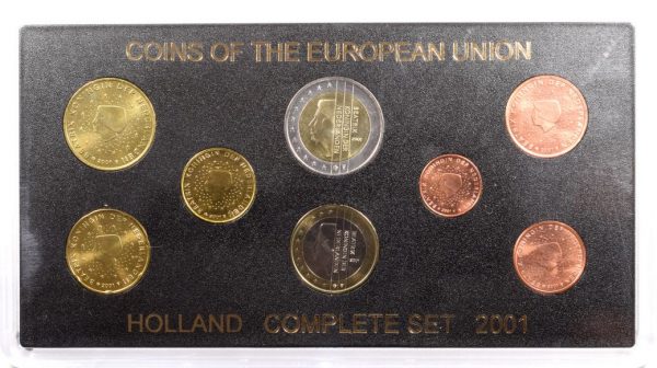 Ολλανδία Holland Ακυκλοφόρητη Σειρά Ευρώ 2001 Σε Πλαστική Θήκη