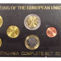 Λιθουανία Lithuania Ακυκλοφόρητη Σειρά Ευρώ 2015 Σε Πλαστική Θήκη