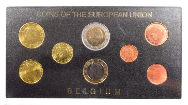 Βέλγιο Belgium Ακυκλοφόρητη Σειρά Ευρώ 1999 2002 Σε Πλαστική Θήκη