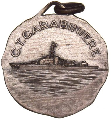 Italian Silver Medal C T Carabiniere WWII Destroyer