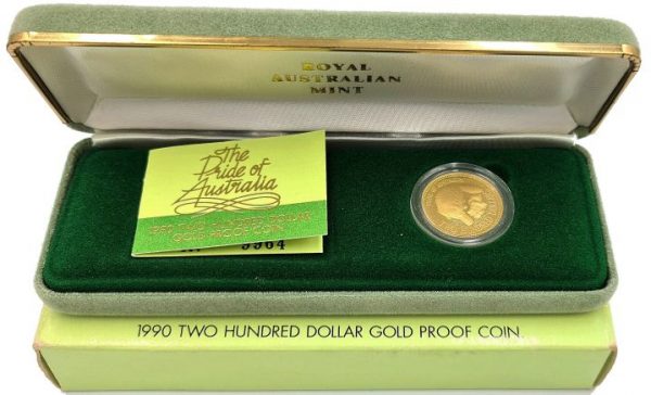 Αυστραλία Χρυσό Νόμισμα 200 Δολάρια 1990 Platypus