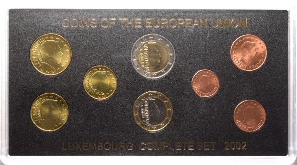 Λουξεμβούργο Luxembourg Ακυκλοφόρητη Σειρά Ευρώ 2002