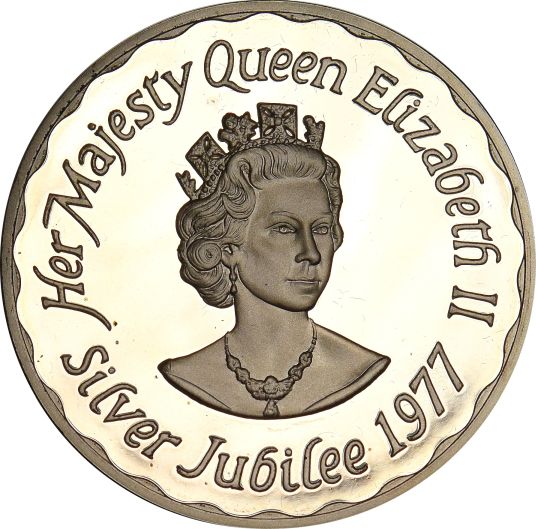 RSilver Medal Queen Elizabeth II Silver Jubilee 1977