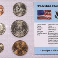 Ηνωμένες Πολιτείες Σετ Ακυκλοφόρητων Νομισμάτων Σε Μπλίστερ