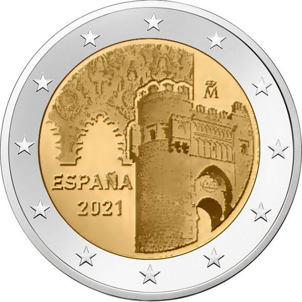 Ισπανία Spain 2 Ευρώ 2021 City Of Toledo
